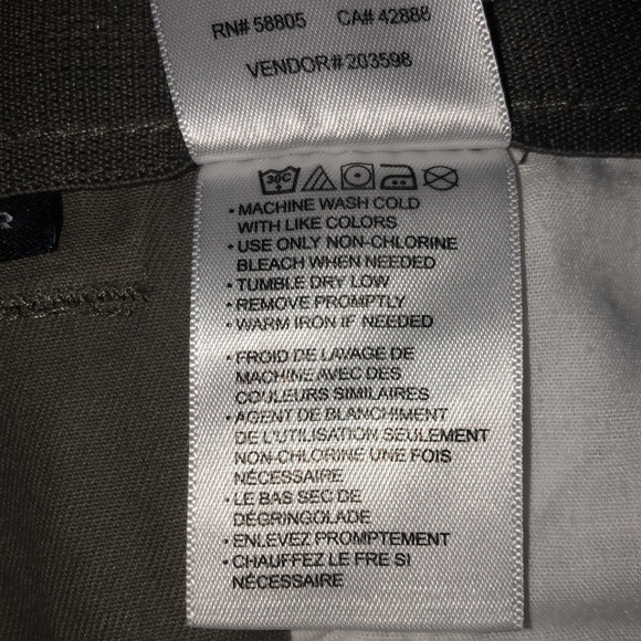 Mens Harbor Bay 46R olive khaki shorts - Picture 8 of 11